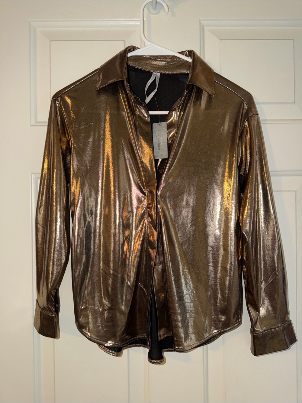 NWT By Anthropologie Shine Shirt - XXS